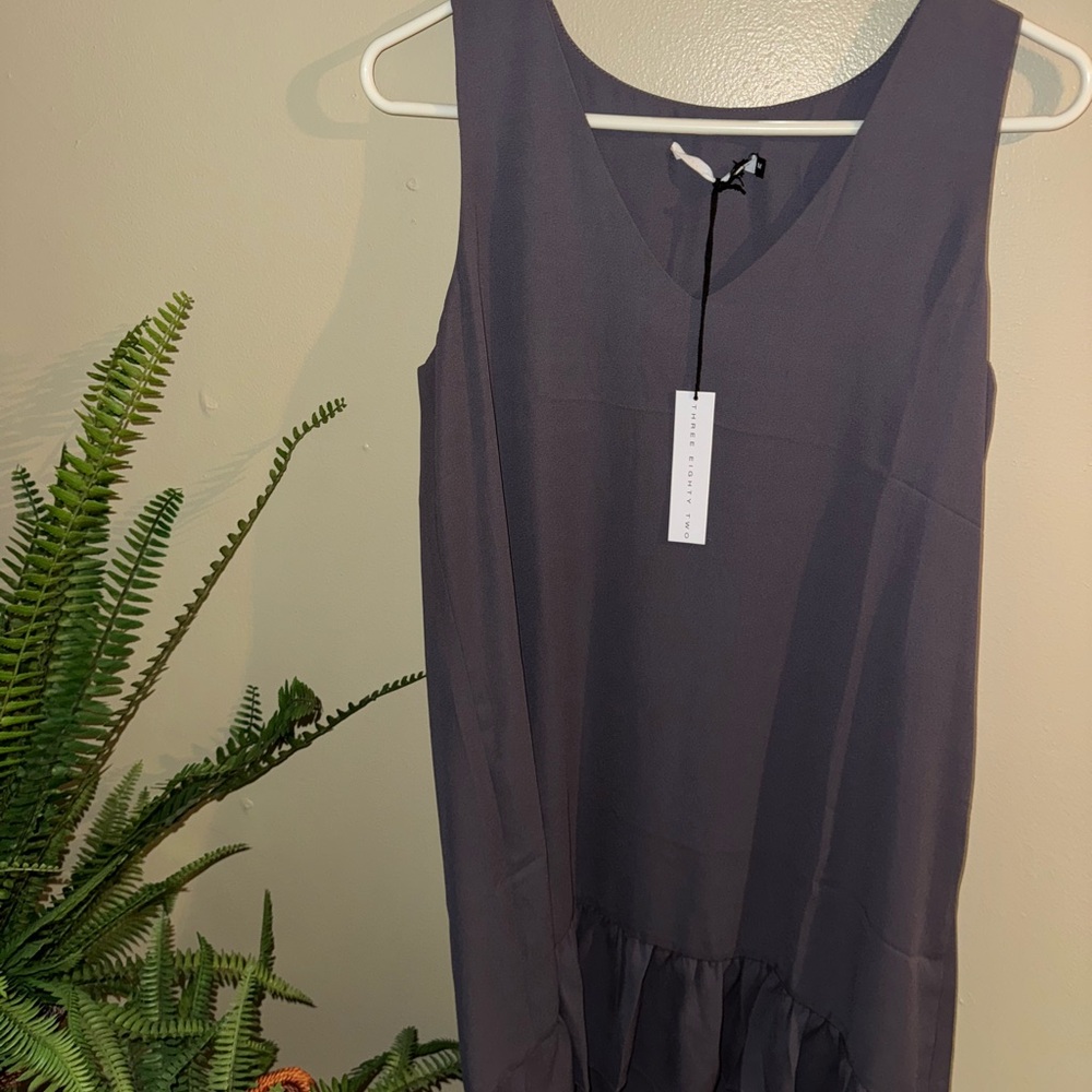 Chic Sleeveless Gray Tunic